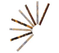 8pcs Flat Hair Barrettes - Women Hair Clips Stylish Acetate Long Shell Ponytail Barrettes Women French Clip Accessories for Girls