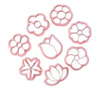 8PCS Flower Cookie Mold for Baking Lovers Bake Wirl Biscuit Mold Professional Pastry Tool