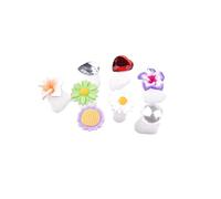 8Pcs Flower Waterdrop Soft Silicone Toe Separators Divider Spacers Nail Art Tool Professional and Fashion