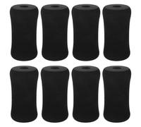 8pcs Foam Foot Roller Pads for Leg Extension Machine Replacement Cover | Rubber and Plastic with Foam, Black Finish, Simple Installation and Easy Cleaning, for Weightlifting Platforms