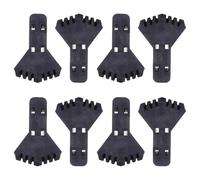 8pcs Foldable Ladder Feet Pads Non Skid Rubber Covers for Stability