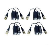 8PCS for Balun Transceiver For cctv Reliable Video Transmission, Cost Savings and Efficient UTP CAT5 Cable Use