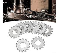 8Pcs for HSS M1.5 Bore 22mm 20 Degree #1-8 Bevel Involute Gear Cutter Module 1.5 for Metalworking and for CNC Manufacturing