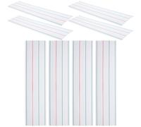 8pcs Four Line Grid Magnetic Dry Erase Desk Name Tags