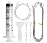 8Pcs Fridge Drain Hole Remover Cleaning Brush Tool Kit, Reusable Fridge Drain Hole Cleaning Tool Drain Pipe Cleaning Brush for All Refrigerator Cleaning and Wine Cabinets Kitchen