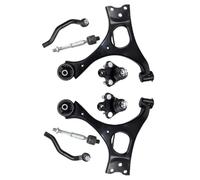 8Pcs Front Lower Control Arm Ball Joint Suspension Tie Rod Ends Kits Compatible for Honda Civic 2006 2007 2008 2009 2010 2011