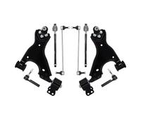 8Pcs Front Lower Control Arm Tie Rod Compatible for BUICK SATURN GMC CHEVROLET ENCLAVE OUTLOOK ACADIA TRAVERSE 2007-2017