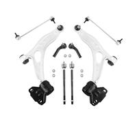 8Pcs Front Lower Control Arms Ball Joints Sway Bar Tie Rods Compatible For Ford Focus 2012 BV6Z3079G CV6Z3079B CV6Z43079B