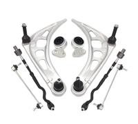 8pcs Front Lower Control Arms Tie Rod Ends Sway Bar Link Suspension Kit Compatible for BMW E46 3Series 320i 325i 328i 2000-2008