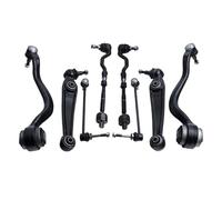 8pcs Front Lower Suspension Wishbone Control Arms Kit Compatible For X5 X6 E70 E71 E72