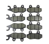 8pcs Front Rear Brake Pads for ODES LZ800 UTVs Stels Dominator 800 10906010060 10906010280 353301-001-0000 353302-001-0000