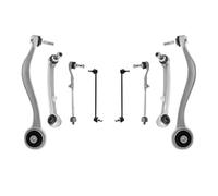 8PCS Front Suspension Control Arm Kit 31122284531 31122284529 Compatible With M Power M2 M3 M4 F22 F30 F32 F33 F87 F80 F83