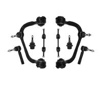8Pcs Front Upper Control Arm Ball Joints Tie Rod Suspension Compatible With 4WD 2009 2010 2011 2012 2013 2014 7L1Z3050B