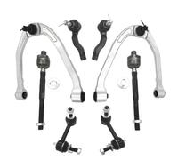 8Pcs Front Upper Control Arm Sway Bar Link Tie Rod Suspension Kit 48520AL525 Compatible With G35 350Z 2003-2009