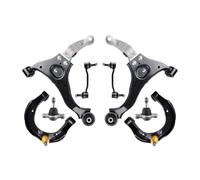 8pcs Front Upper Lower Control Arm Ball Joint Sway Bar End Link Set Compatible with Hyundai Sonata 2006 2007 2008 2009 2010