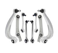 8pcs Front Upper Lower Control Arm with Ball Joints Suspension Set Kit Compatible for Audi A4 B9 A5 2015 2016 2017 2018 2019