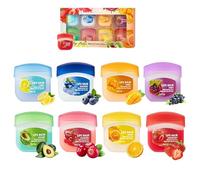 8Pcs Fruit Flavored Lip Care Set, 4-in-1 Mini Lip Balms, Glosses, Night Masks & Colorless Lipsticks, Natural Hydrating Moisturiser for Dry Lips, Gift Set for Women & Girls(Multicolor1pc)