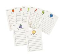 8Pcs Fruit Theme Sticky Note Tearable Notebook Friendly Paper Portable Planner for School Journaling Essential Weekly Planner