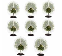 8PCS Fruit Tree Netting Bird Protection with Zipper, Bird Netting for Garden, Fruit Trees Cover Frame Bags with Drawstring for Small Bush Vegetables Strawberry Net (180x200cm)