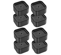 8Pcs Furniture Risers Heavy Duty Bed Chair Table Heightening Foot Pad