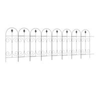 8PCs Garden Fencing Panels 44in x 12.5ft Flower Bed Border Edging Animal Barrier