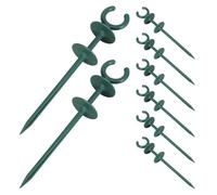 8pcs Garden Hose Guide Stakes 3/4 Inch Plastic Freestanding