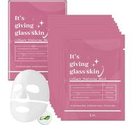 8PCS Glass Skin Collagen Mask - Deep Collagen Hydration Face Mask - Korean Skincare Face Masks for Firming & Moisturising - Collag en Face Mask Glowing, Reduce Fine Lines & Wrinkles, Firming