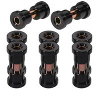 8pcs Golf Cart Suspension Hook Rings Leaf Spring Bushings Kit Front and Rear Replacement for Golf Cart Maintenance