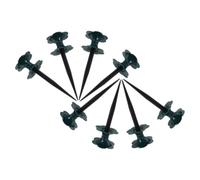 8pcs Green PVC Hose Guide Roller Stake for Lawns and Flower Beds | Spike Base, Friction Reduction, Precise Watering Path, Easy Setup for Home Gardeners and Landscapers