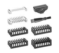 8Pcs Guard Combs Set, 1/2/3/5mm Bi-Directional Guide Combs with 0mm Skin Protector & 3mm Body Comb
