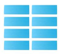 8pcs Guided Reading Strips, Highlight Colored Dyslexia Overlays, Colored Tracking Highlight Overlay Bookmarks, Teacher Teaching Supplies for Classroom, Reduce Visual Stress, Blue