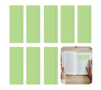 8pcs Guided Reading Strips, Highlight Colored Dyslexia Overlays, Colored Tracking Highlight Overlay Bookmarks, Teacher Teaching Supplies for Classroom, Reduce Visual Stress (Green)