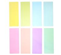 8pcs Guided Reading Strips PVC Bookmark for Focus and Tracking | Lightweight Line Aid, for Students and Office Workers, Printed Novels, Notebooks