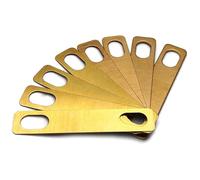 8Pcs Guitar Neck Shims Heightening Gasket Replacement Guitar Washers Connection Plate Luthier Tool Easy To Use Connection Neck Plate Luthier Tool