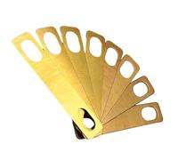 8Pcs Guitar Neck Washers Connection Plate Electric Reinforced Plate Bolts On Repair Luthier Tool Neck Shims Heightening Gasket