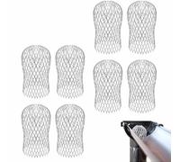 8Pcs Gutter Downspout Guard 3.5 Inch Aluminum Gutter Guards Expandable Down Pipe Leaf Strainer for Preventing Leaves Moss Mud