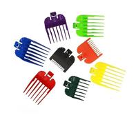 8Pcs Hair Cutting Guide Comb Set, 1.5mm-25mm Clipper Limit Guards, Professional Trimmer Styling Attachments(Colorful)