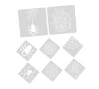 8pcs Halloween Spider Web Stencil Template for DIY Craft Decorations