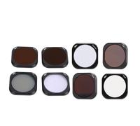 8pcs HD Coated Optical Glass ND8 ND16 ND32 ND64 Star Night Blue Streak ND CPL Filter Set for Ace Pro Action Camera