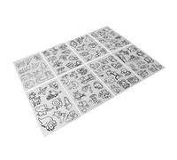 8PCS Heat Shrink Sheet, Cute Animal Pattern Shrink Films Papers Shrinking Plastic Sheets for DIY, Keychains, Crafts, Ornament and Gifts (Combination Model Universal)