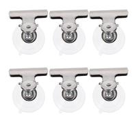 8pcs Heavy Duty Suction Cup Clips with Metal Clamp for Securely Holding Signs Windows for Glass and Smooth Surfaces