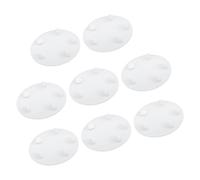 8Pcs Heavy Type Silicone Toilet Flapper Seal Replacement Toilet Flush Adapter Rubber Seal Washer Bathroom Accessories Bathroom Accessories
