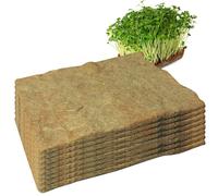 8Pcs Hemp Mats for Growing Microgreens 10x20'' Microgreens Growing Kit Jute Mat Organic Seed Sprouts Mat for Seed Starter Trays Hemp Mats For, Microgreen