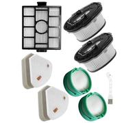 8PCS HEPA Filter Replacement for Shark IP3251UKT IP3251CHT Vacuum Cleaner | Fits IP3251UKT and IP3251CHT,1 HEPA/2 Odor Neutralizer Cartridges/2 Foam & Felt Filters/2 Pre-Motor Filters/1 Cleaning Brush