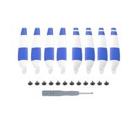8PCS High Performances For 3/4 Two Sideds Color Stripes Enhanceds Colorful Two Side Replacement Propellers