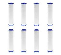 8Pcs High Pressure Cotton Filter Shower Filters Clean Shower Cotton Filter Replacement Universal Filter Shower Water Purification for Filtered Shower Head