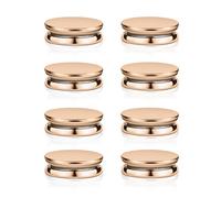 8pcs Hijab Magnetic Pins, Multi-Purpose Magnetic Scarf Clip Strong Pinless Brooch Magnetic No-Snag Scarf Magnetic Clasp Magnetic Brooch Pin for Woman Hijabs Scarves Clothes (Gold)