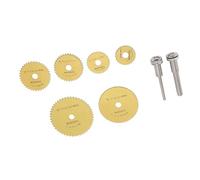 8Pcs HSS Circular Saw Blade Set Mini Cutting Discs Cutting Wheel Set High Speed Steel Cutting Disc Wheel Slitting Saw