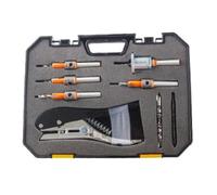 8PCS HSS Countersink Router Bit Set 8mm Shank for Precision Woodworking Clean Edge Cutting and Drawer Making (8mm)
