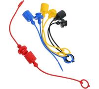 8pcs Hydraulic Quick Coupling Dust Caps Plastic for Iso7241a 3/8
